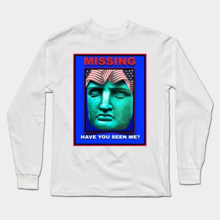 THE STATUE OF LIBERTY DEMOCRACY AND FREEDOM Long Sleeve T-Shirt